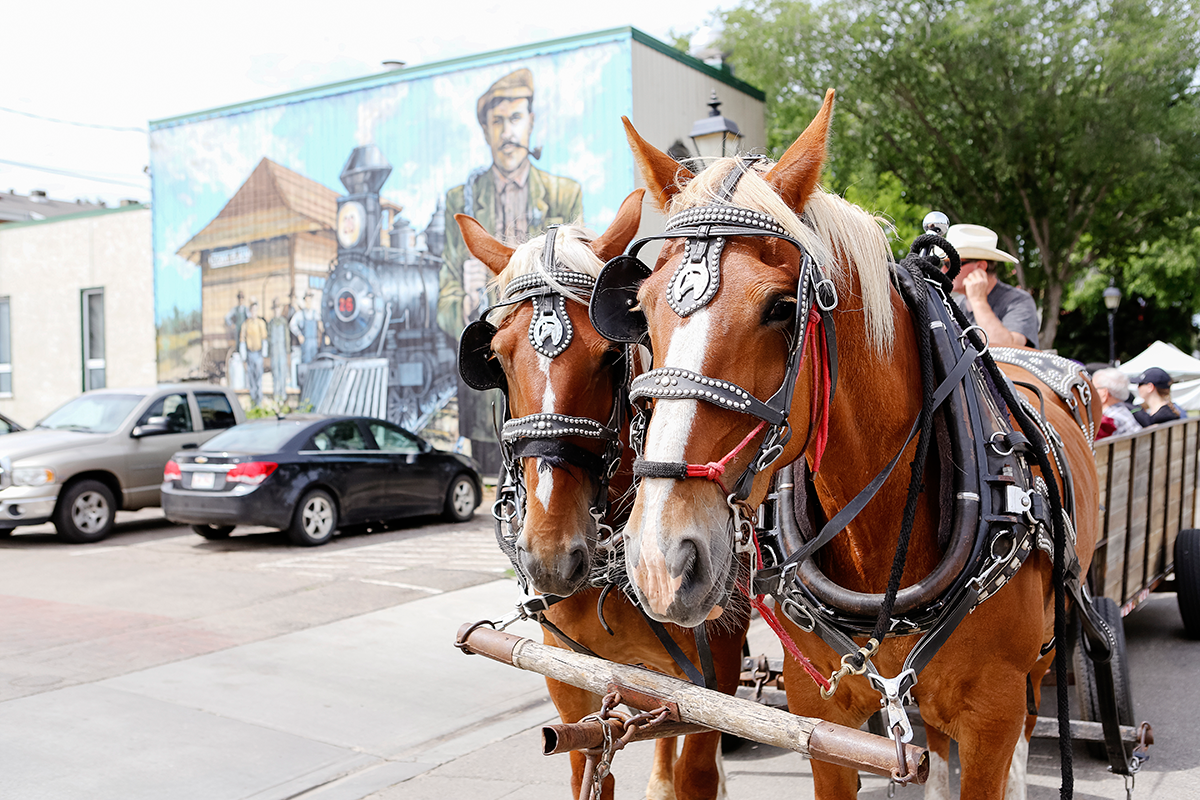 Horse and Wagon Mural Tours
