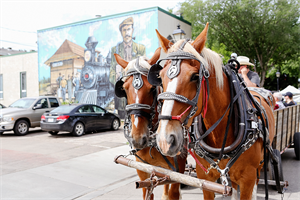 Horse and Wagon Mural Tours